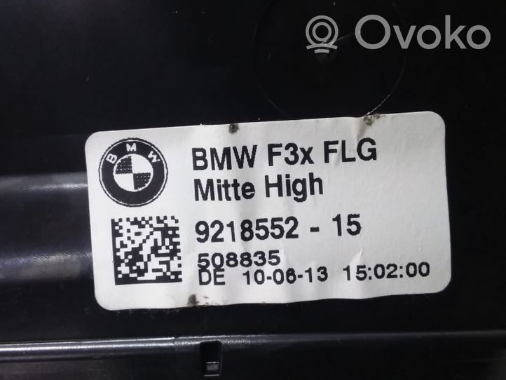 BMW 3 F30 F35 F31 Rivestimento del vano portaoggetti del cruscotto 9218552