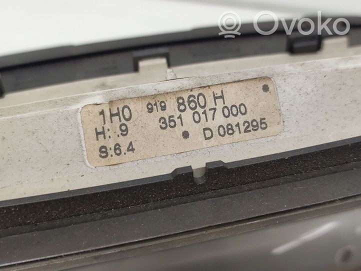 Volkswagen Golf III Spidometras (prietaisų skydelis) 1H0919860H