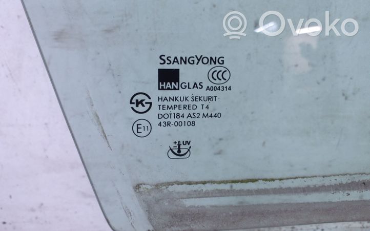 SsangYong Rexton Etuoven ikkunalasi, neliovinen malli AS2