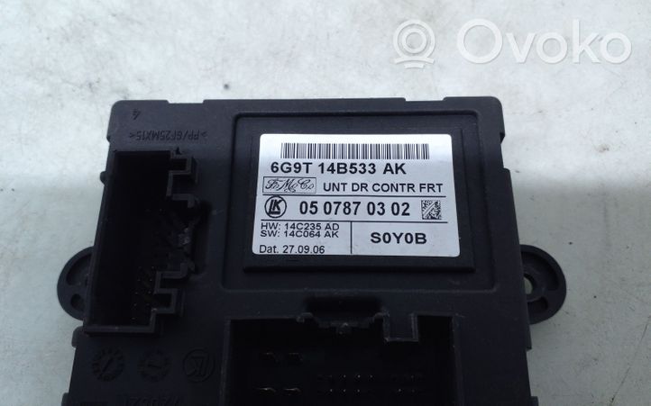 Ford S-MAX Durų elektronikos valdymo blokas 6G9T14B533AK