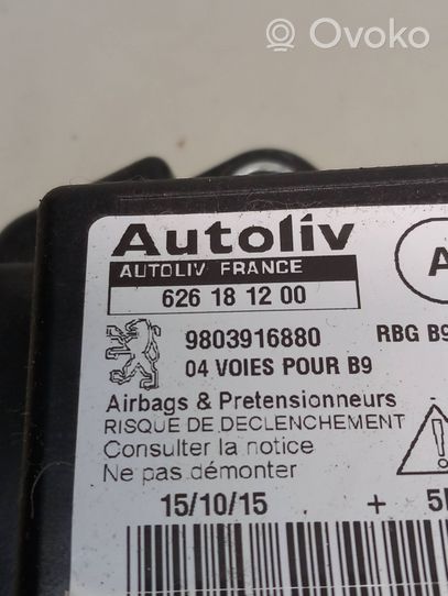 Peugeot Partner Module de contrôle airbag 9803916880