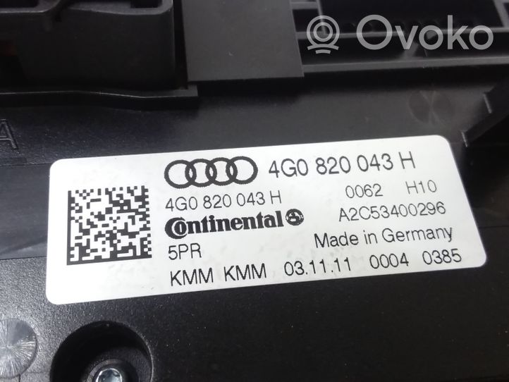 Audi A6 S6 C7 4G Climate control unit 4G0820043H