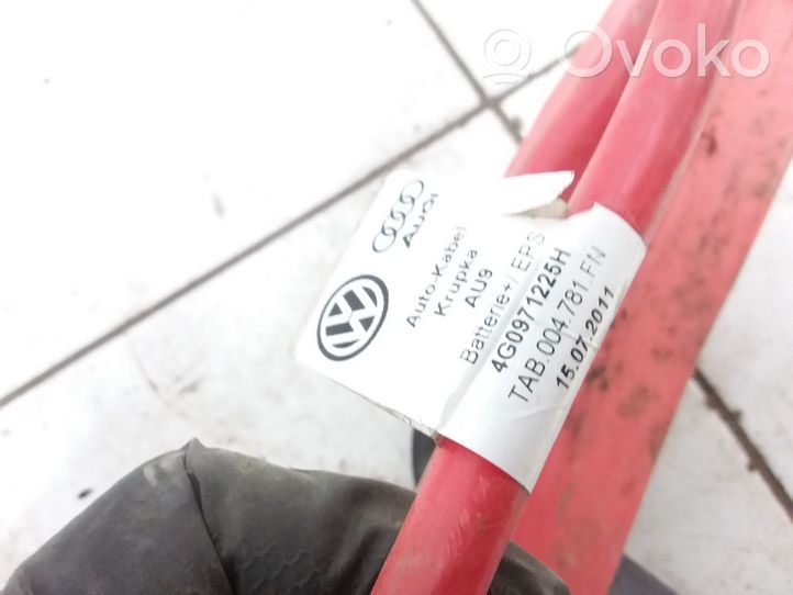 Audi A6 S6 C7 4G Cavo positivo (batteria) 4G0971225H