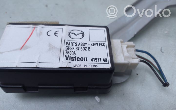 Mazda 6 Keyless (KESSY) go control unit/module GP9F675DZ