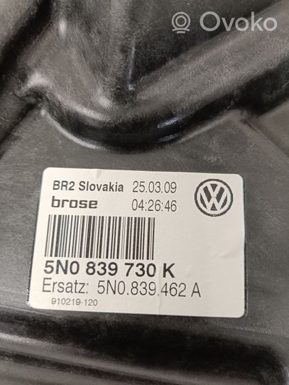 Volkswagen Tiguan Aizmugurē elektriskais loga pacelšanas mehānisms bez motoriņa 5N0839730K