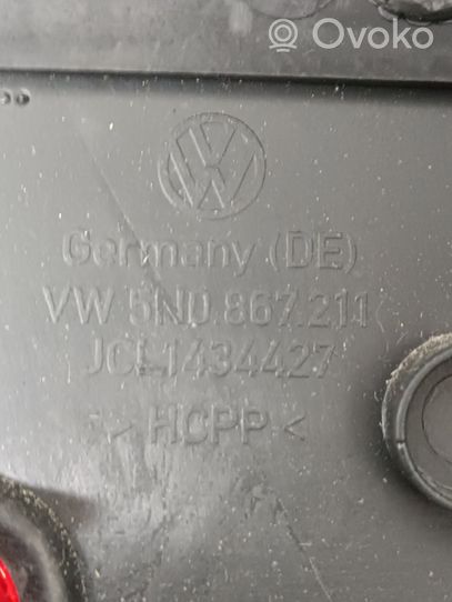 Volkswagen Tiguan Rivestimento del pannello della portiera posteriore 5N0867211