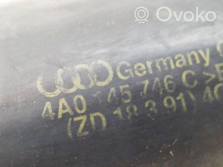 Audi A6 S6 C4 4A Tube d'admission de tuyau de refroidisseur intermédiaire 4a0145746c