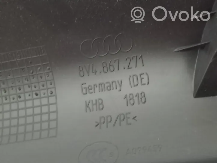 Audi A3 S3 8V Etuoven kynnyksen suojalista 8V4867271