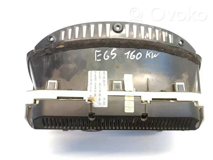 BMW 7 E65 E66 Compteur de vitesse tableau de bord 6935454