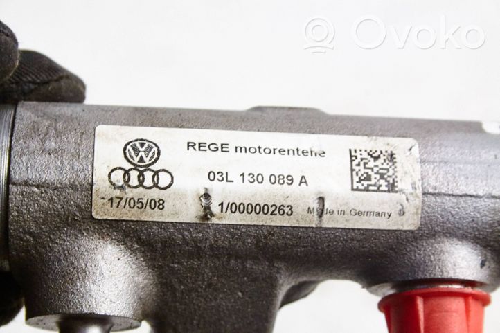 Audi A6 S6 C6 4F Set sistema iniezione carburante 03L130089A