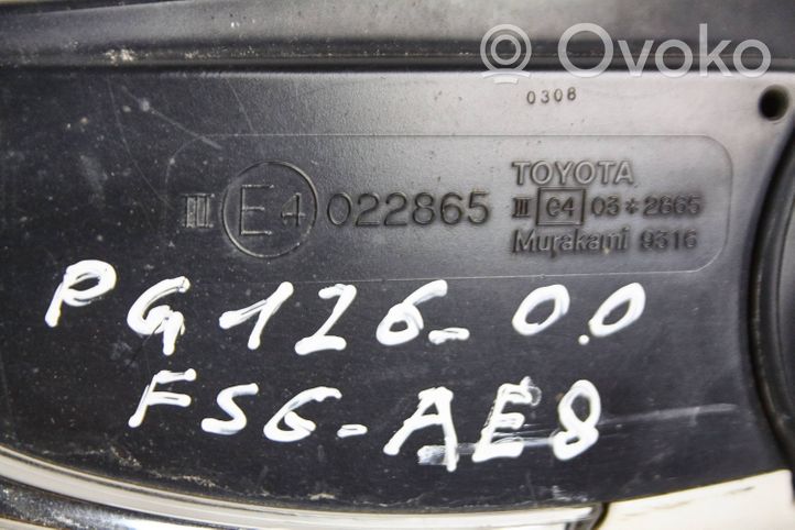 Toyota Prius (XW30) Veidrodėlis (elektra valdomas) 022865