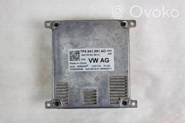 Volkswagen e-Golf Ajovalojen virranrajoitinmoduuli Xenon 7P5941591