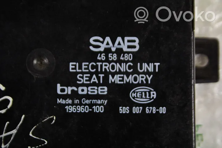 Saab 9-5 Module de commande de siège 4658480