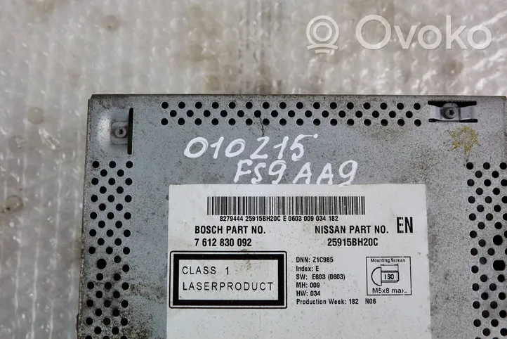 Nissan Qashqai+2 Unité de contrôle son HiFi Audio 7612830092