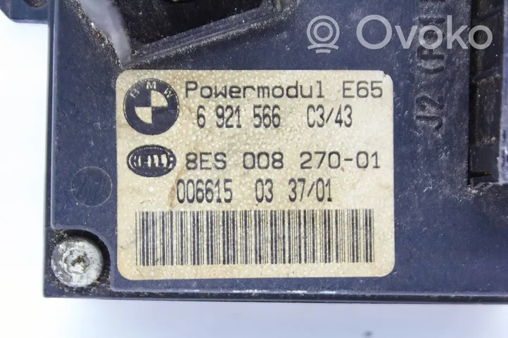 BMW 7 E65 E66 Module de contrôle de batterie 6921566