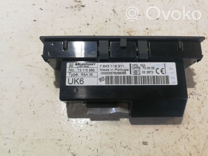 Opel Vectra C Pääyksikkö multimedian ohjaus 13115968