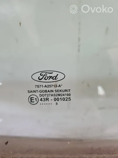 Ford Mondeo MK IV Vitre de fenêtre porte arrière 7S71A25713A