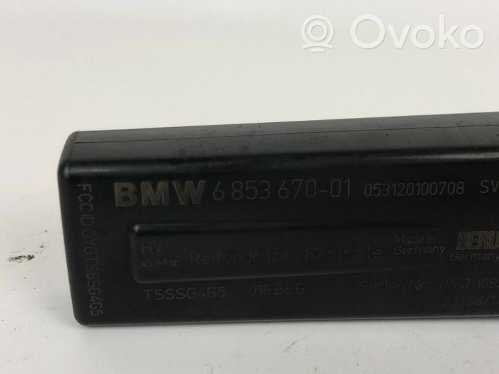 BMW 5 GT F07 Rengaspaineen valvontayksikkö 6853670