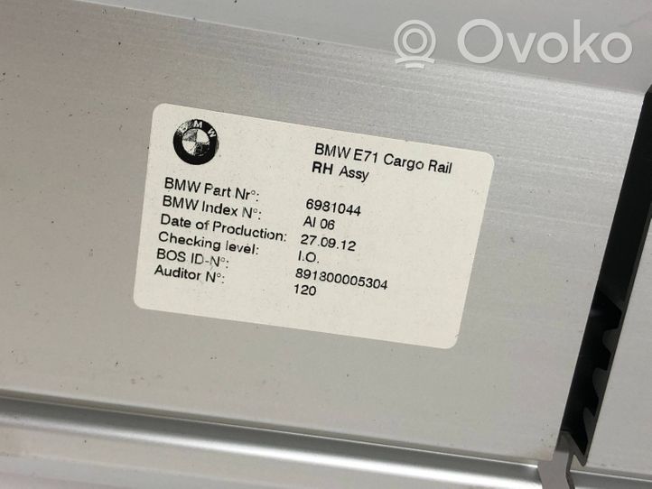 BMW X6 E71 Muu vararenkaan verhoilun elementti 6981043