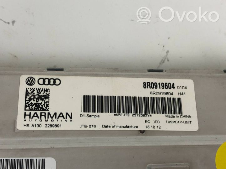 Audi Q5 SQ5 Monitori/näyttö/pieni näyttö 8R0919604