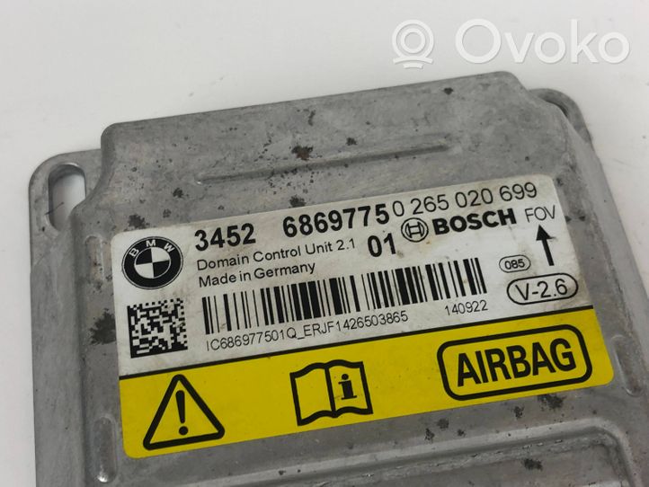 BMW X4 F26 Sterownik / Moduł Airbag 6869775