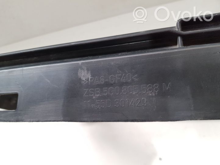 Volkswagen Golf VII Support de radiateur sur cadre face avant 5G0805588M