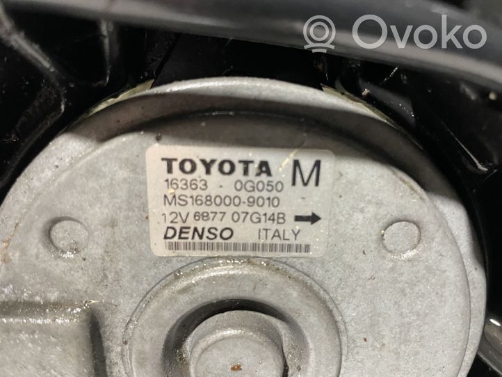 Toyota Corolla E120 E130 Jäähdyttimen jäähdytinpuhallin 163630G5050