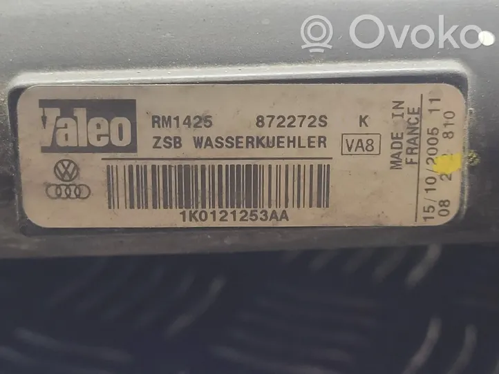 Volkswagen Touran I Radiador del refrigerante 1K0121253AA