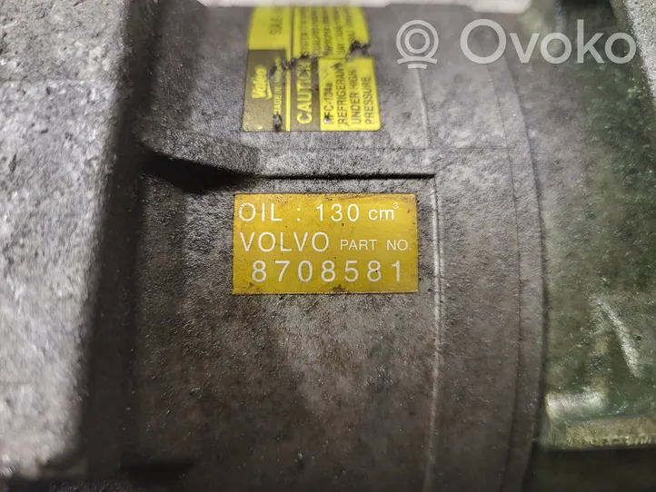 Volvo S80 Compresor (bomba) del aire acondicionado (A/C)) 8708581