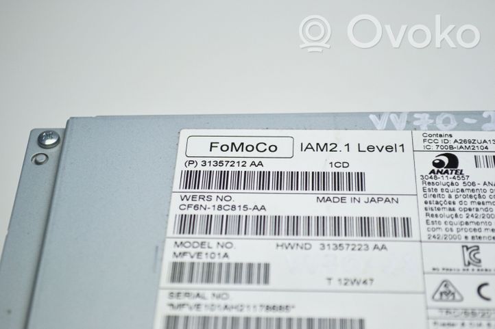 Volvo V70 Unité principale radio / CD / DVD / GPS 31357212AA