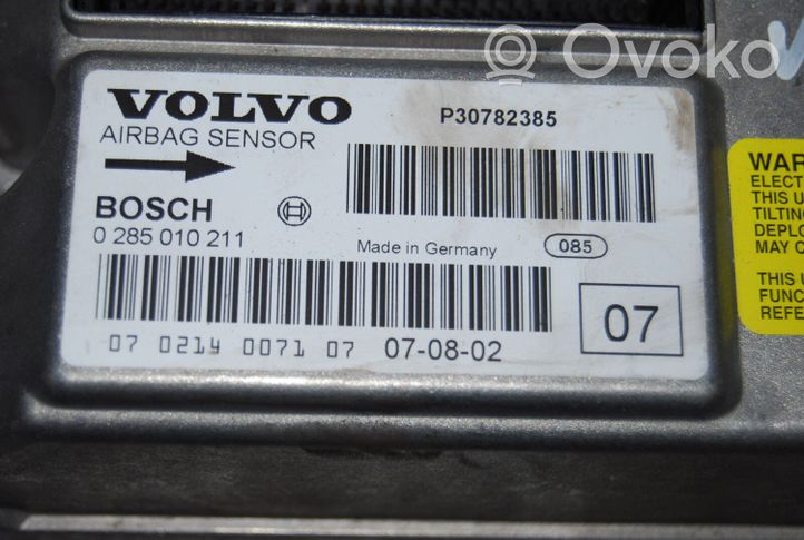 Volvo S60 Module de contrôle airbag 0285010211