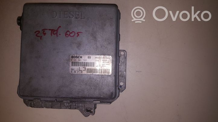 Peugeot 605 Sterownik / Moduł ECU 9628607180