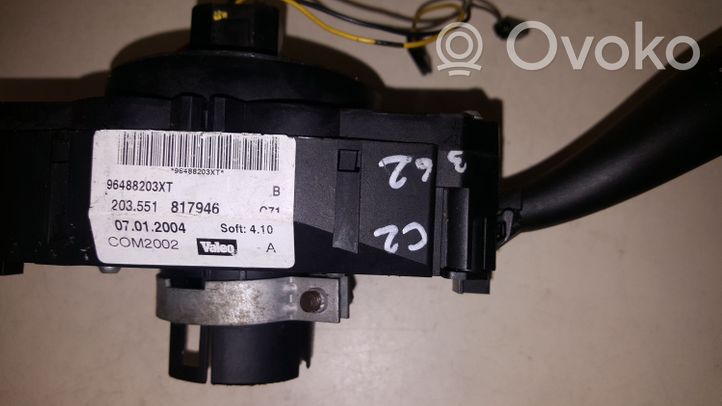Citroen C2 Wiper turn signal indicator stalk/switch 96488203XT