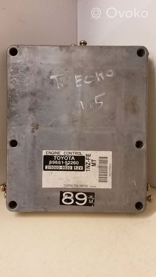 Toyota Echo Sterownik / Moduł ECU 8966152260