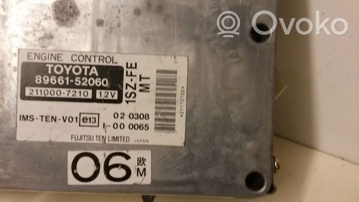 Toyota Yaris Moottorinohjausyksikön sarja ja lukkosarja 8966152060