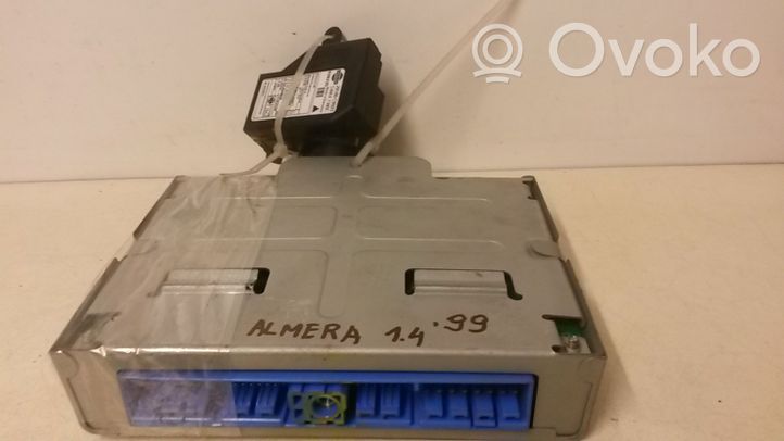 Nissan Almera Juego de cerradura y set ECU del motor MECN207