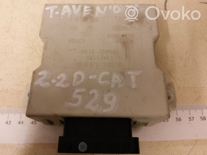 Toyota Avensis T250 Kit centralina motore ECU e serratura 8966105C71