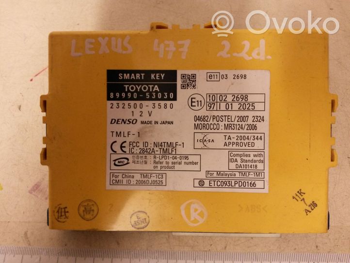 Lexus IS 220D-250-350 Komputer / Sterownik ECU i komplet kluczy 8966153D80