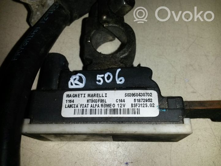 Citroen Nemo Câble négatif masse batterie 503950430702