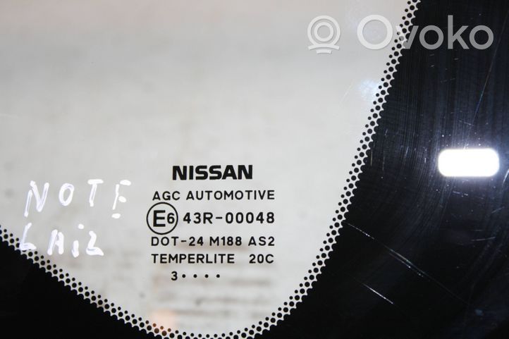 Nissan Note (E12) Takasivuikkuna/-lasi DOT24M188AS2