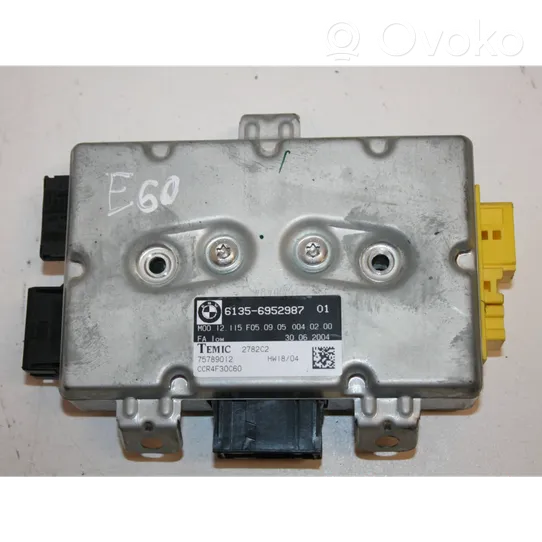 BMW 5 E60 E61 Unité de commande module de porte 6952987