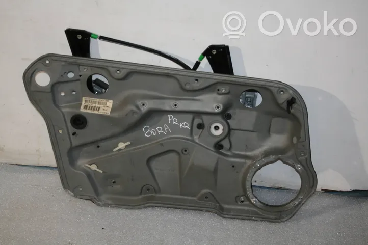 Volkswagen Bora Regulador de puerta delantera con motor 1J4837755E