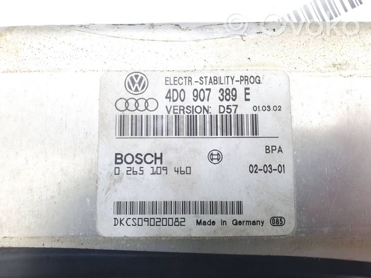 Audi A8 S8 D2 4D Centralina/modulo motore ECU 4D0907389E