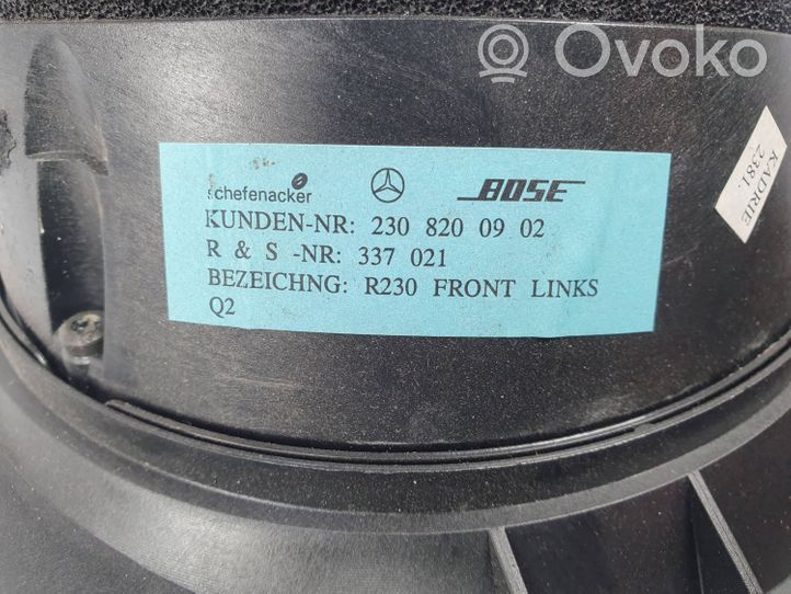 Mercedes-Benz SL R230 Aukšto dažnio garsiakalbis (-iai) priekinėse duryse 2308200902