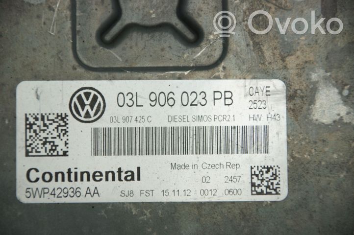 Volkswagen Caddy Komputer / Sterownik ECU silnika 03L906023PB