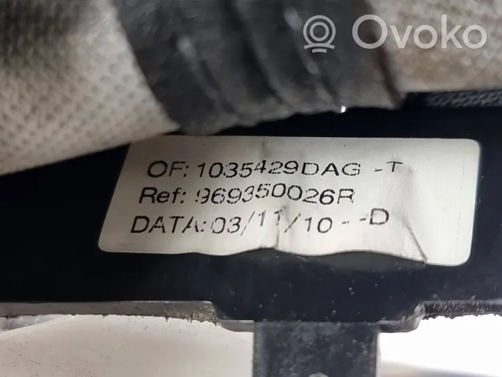 Opel Movano B Gear lever shifter trim leather/knob 969350026R