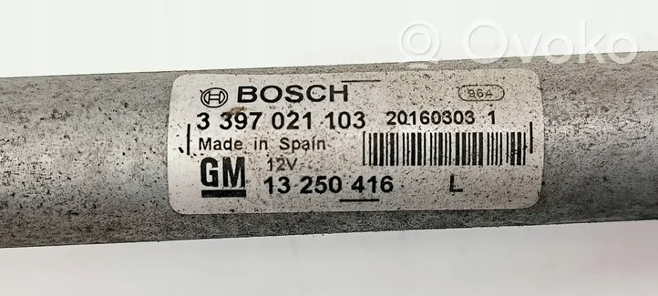 Opel Meriva B Mechanizm wycieraczek szyby przedniej / czołowej 3397021103