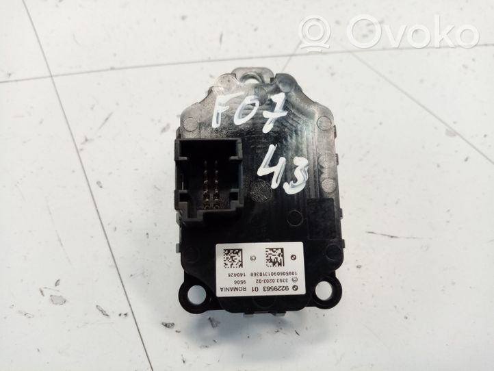 BMW 5 GT F07 Interruttore a pulsante start e stop motore 9229563