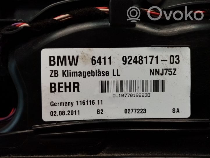 BMW 6 F12 F13 Wentylator nawiewu / Dmuchawa 64119248171