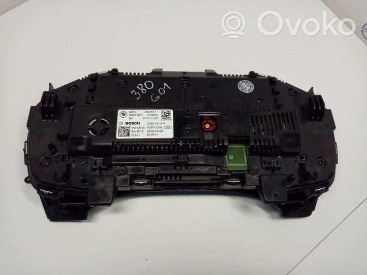 BMW X3 G01 Compteur de vitesse tableau de bord 62105A2FC70